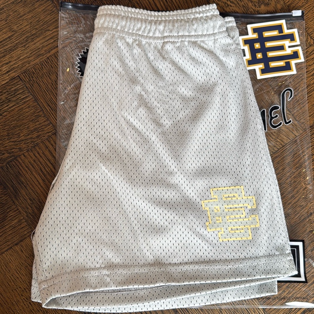 Brand new Eric Emanuel boys grey XL shorts. Runs small